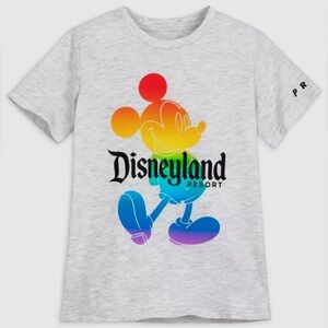 Disney Pride Collection 2023 Rainbow Mickey Mouse T-Shirt Disneyland Size M